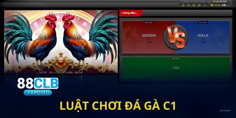 Luật chơi trong đá gà c1 88clb